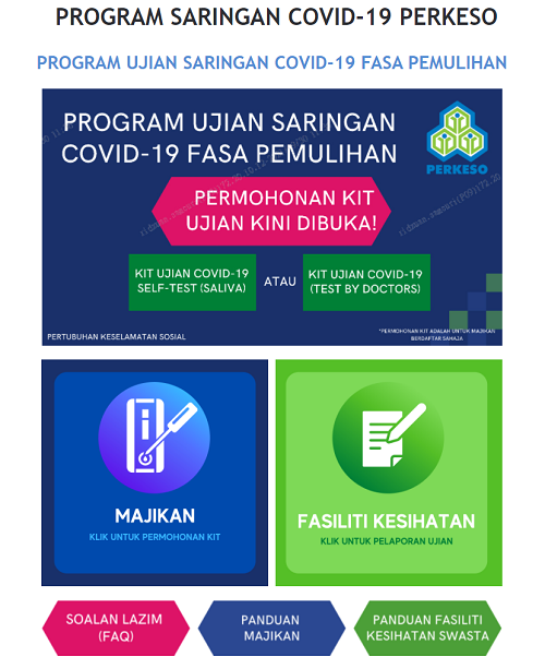 SOCSO Program Saringan Covid-19